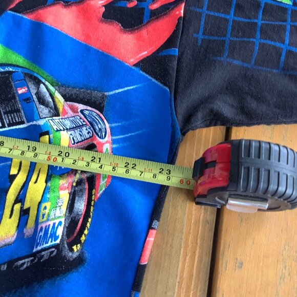 VTG Rare NASCAR #24 Jeff Gordon Jeff’s Jet All Over Print T-Shirt Men’s Large - Picture 6 of 15